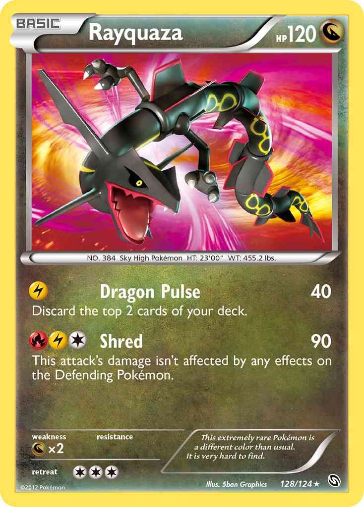 Rayquaza - 128/124 - Rare Holo [bw6-128] [Holo]
