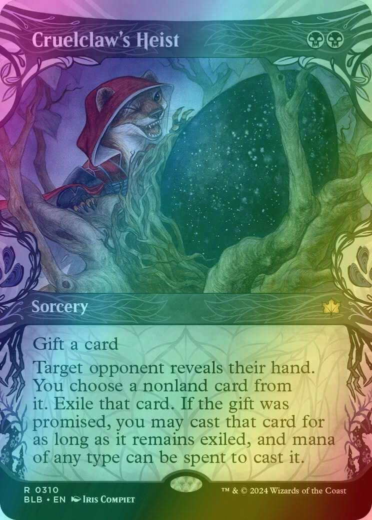 Cruelclaw's Heist [310] [Woodland Showcase] [Bloomburrow] [Foil]