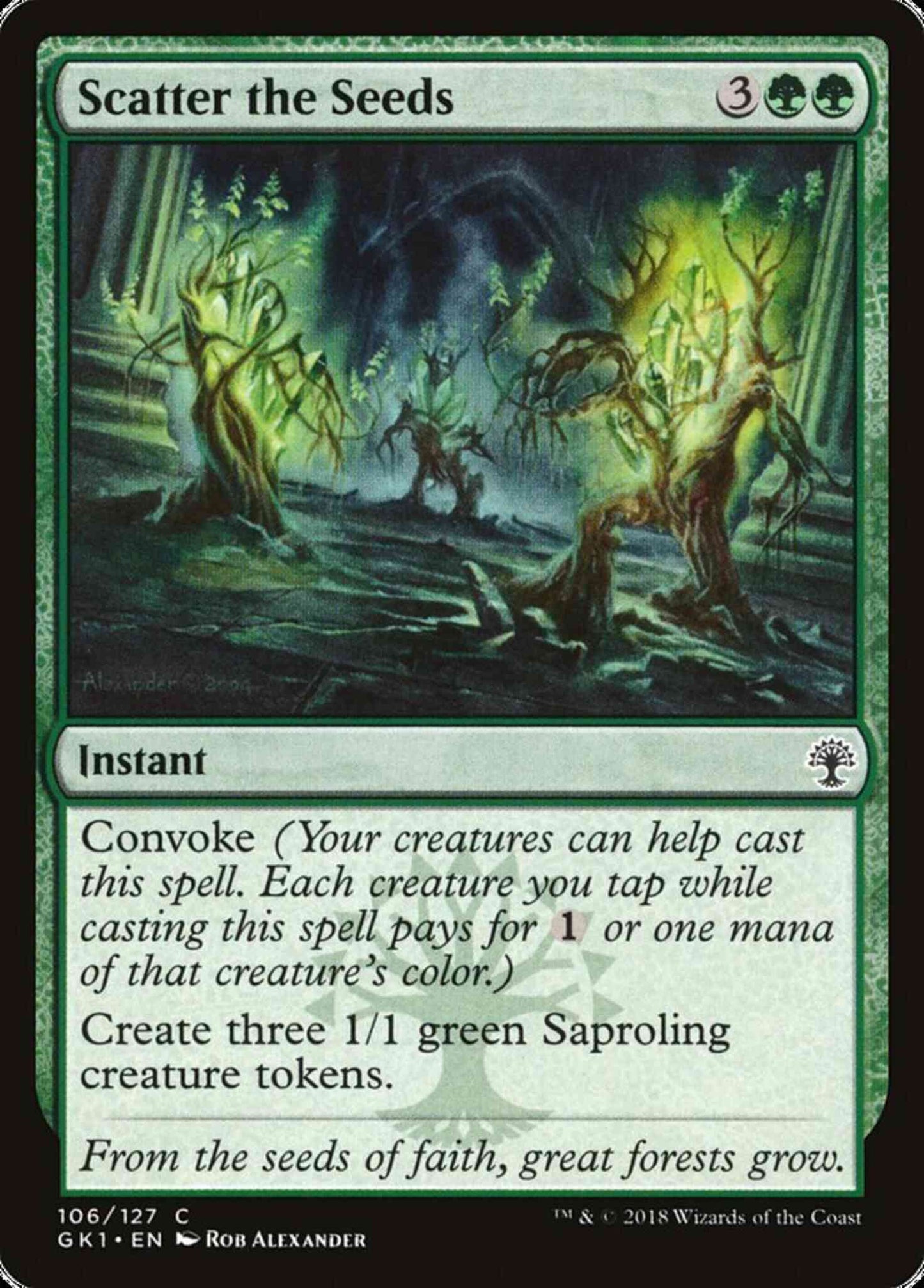 Scatter the Seeds [106] [GRN Guild Kit] [Non-Foil]