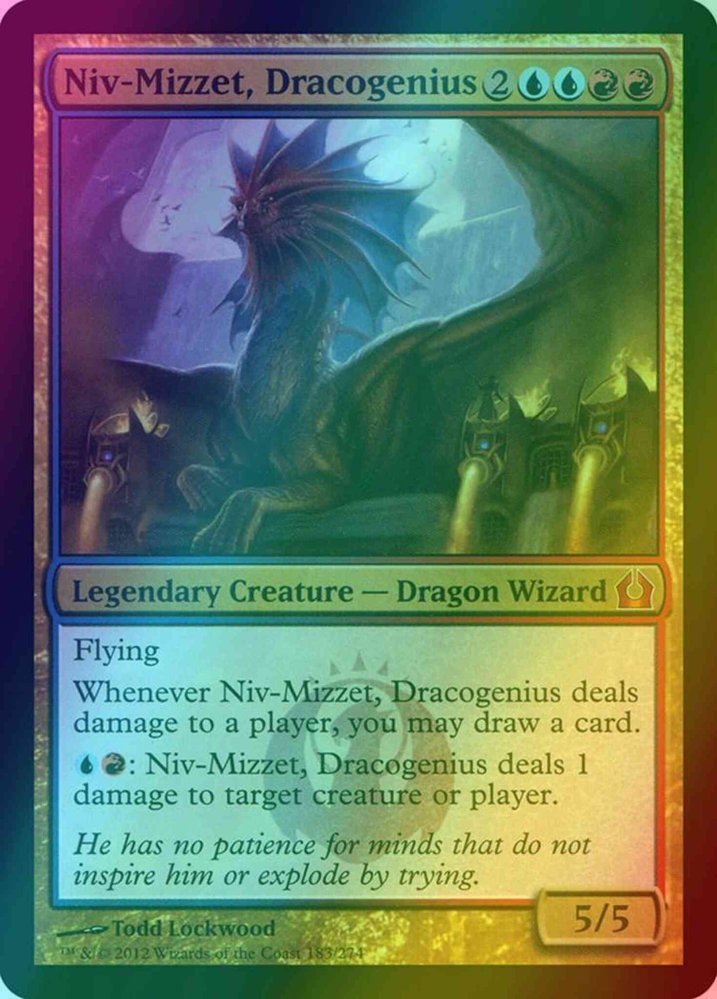 Niv-Mizzet, Dracogenius [183] [Return To Ravnica] [Foil]
