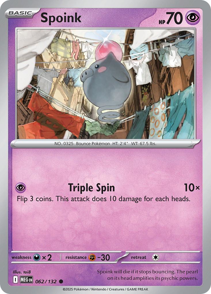 Spoink - 062/132 - Common [me01-062] [Non-Holo]