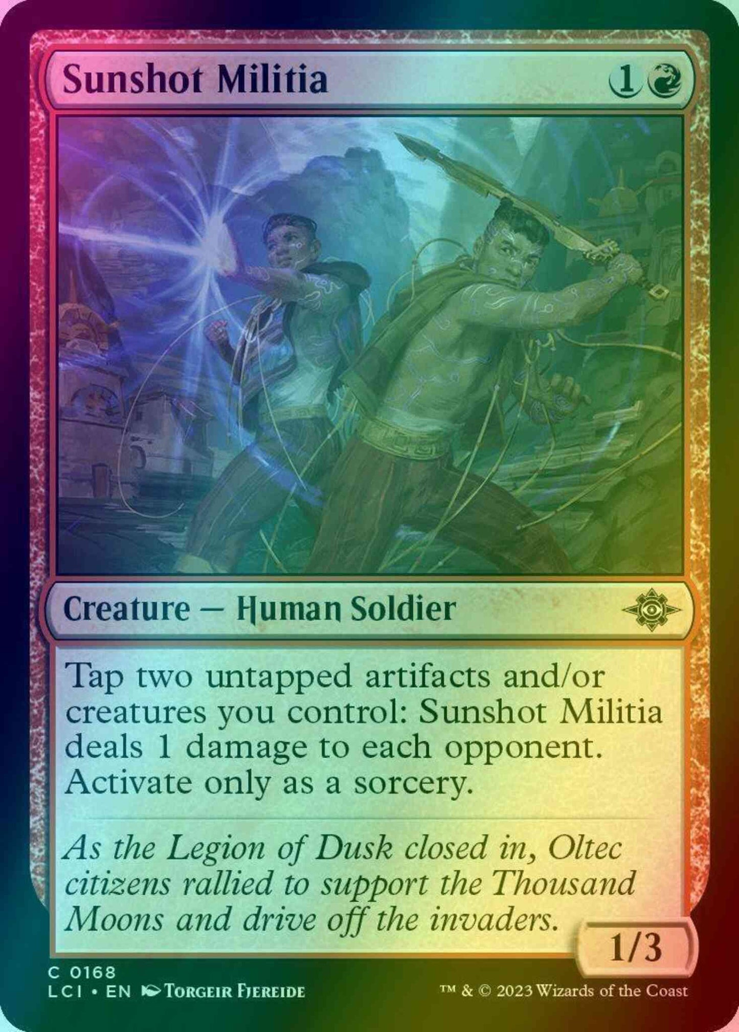 Sunshot Militia [168] [The Lost Caverns of Ixalan] [Foil]
