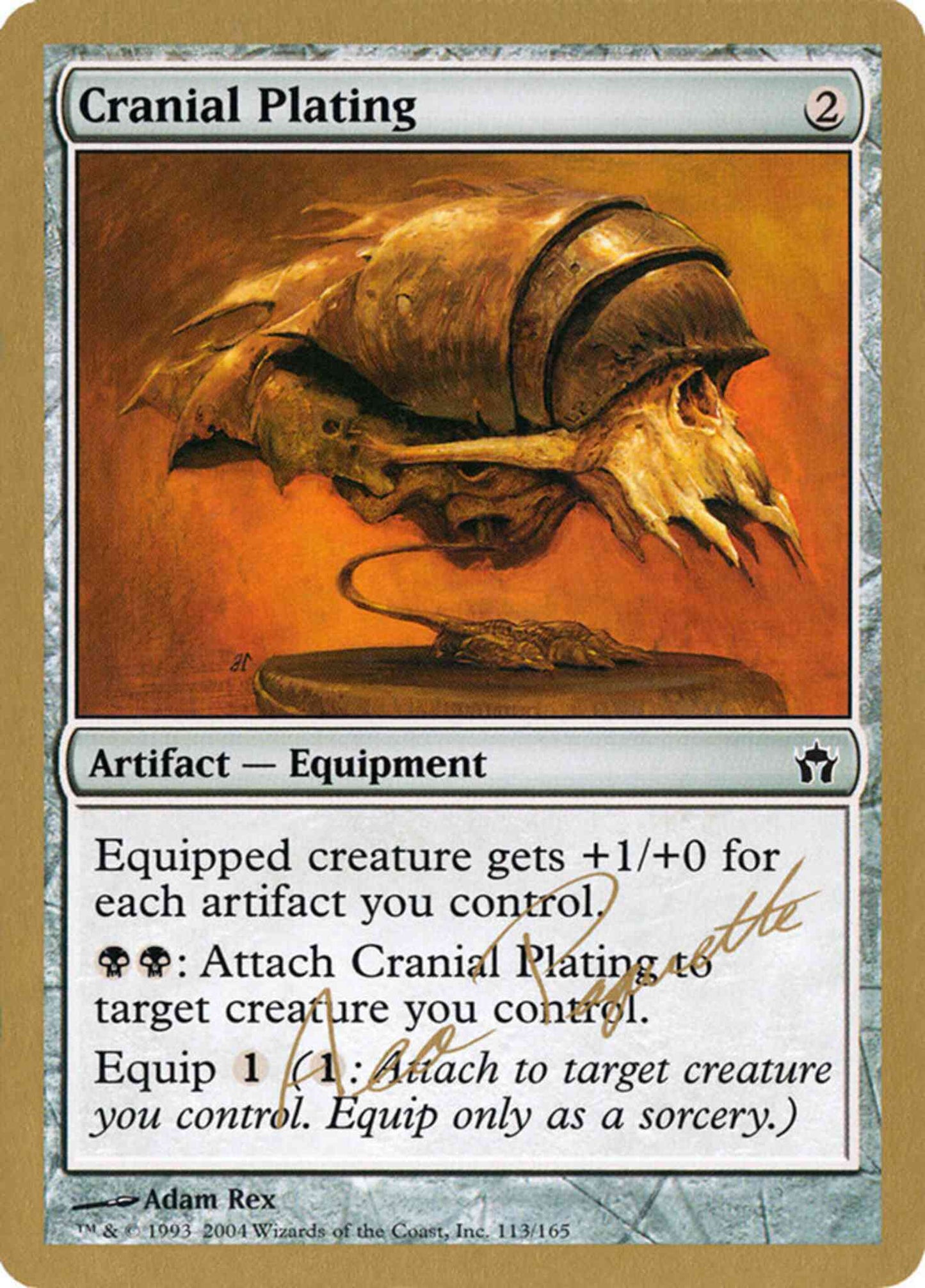 Cranial Plating [ap113] [World Championship Decks 2004] [Non-Foil]