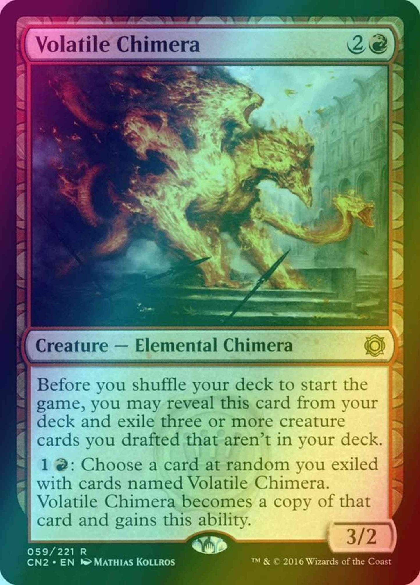 Volatile Chimera [59] [Conspiracy Take The Crown] [Foil]