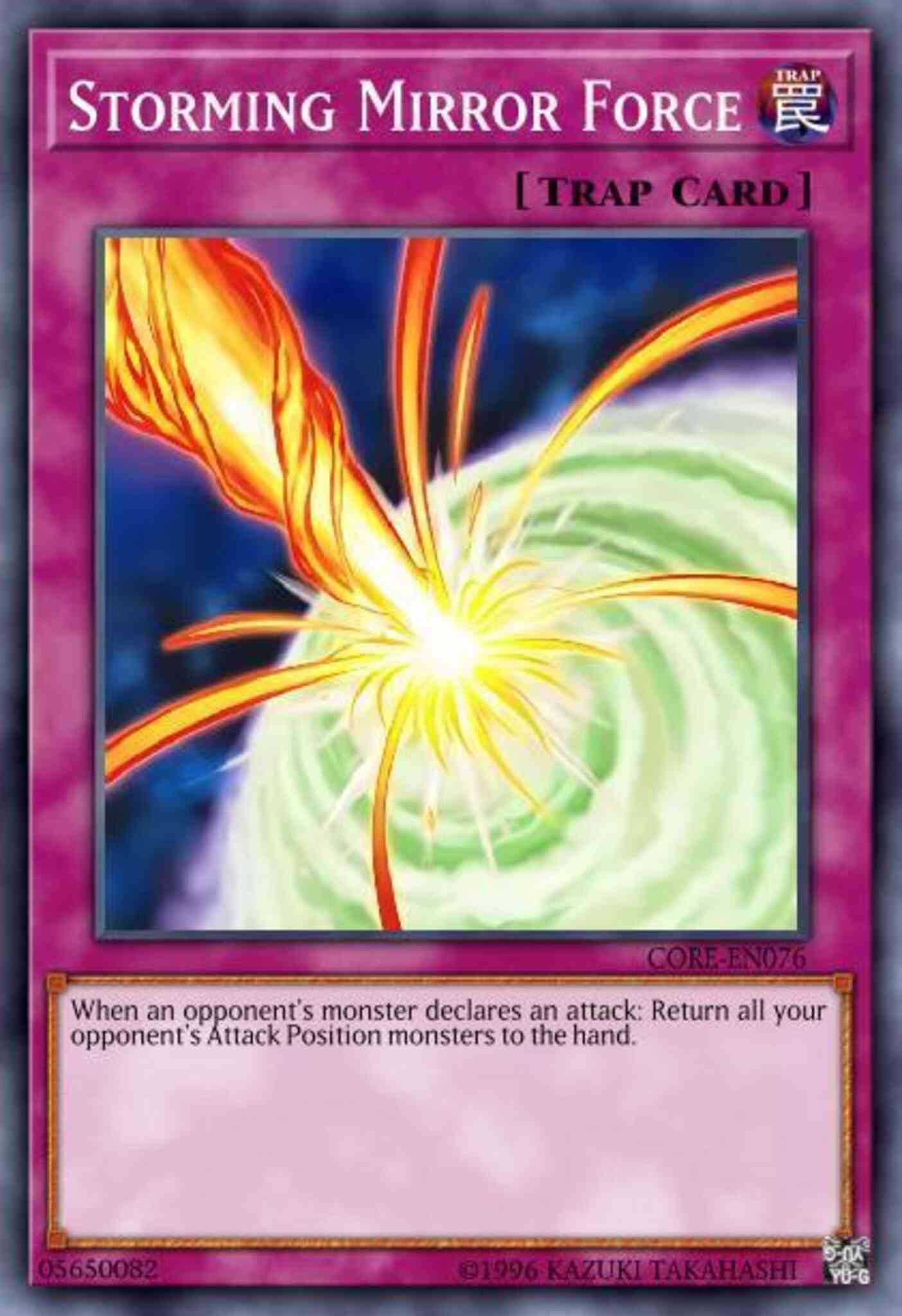 Storming Mirror Force - CORE-EN076 - Secret Rare - Unlimited