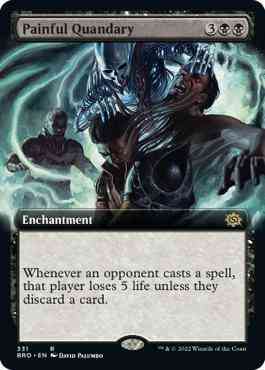 Painful Quandary [331] [Extended Art] [The Brothers' War] [Non-Foil]