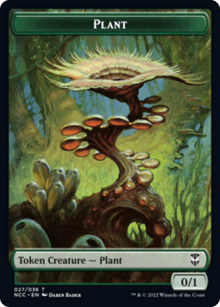 Beast Token (21) // Plant Token (27) [Streets of New Capenna: Commander: Tokens] [Non-Foil]
