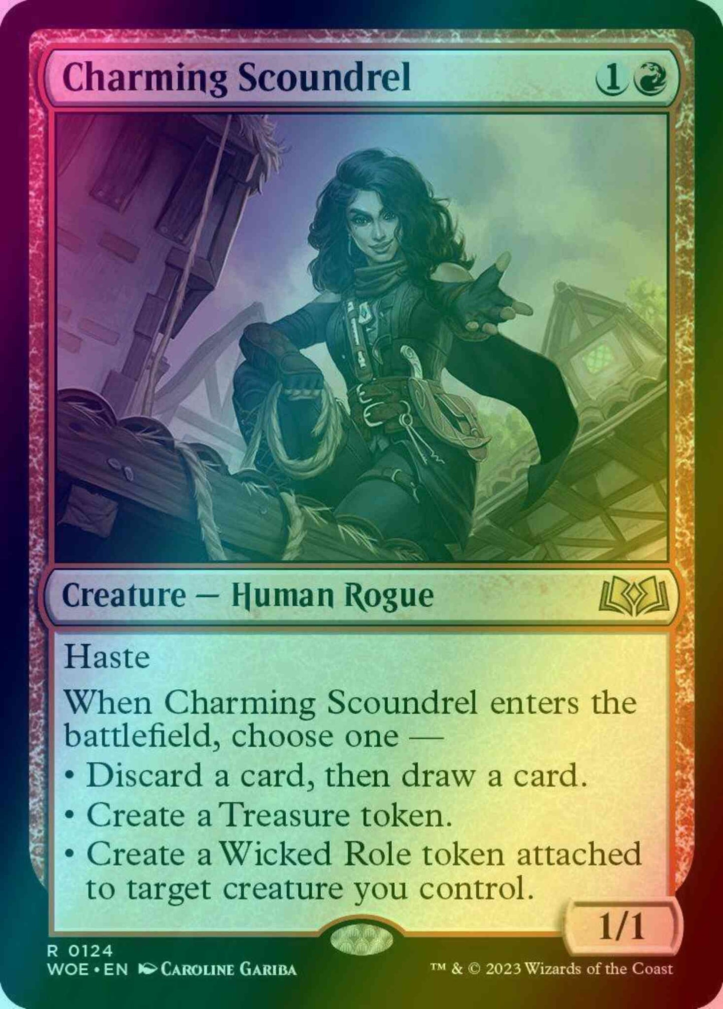 Charming Scoundrel [124] [Wilds of Eldraine] [Foil]