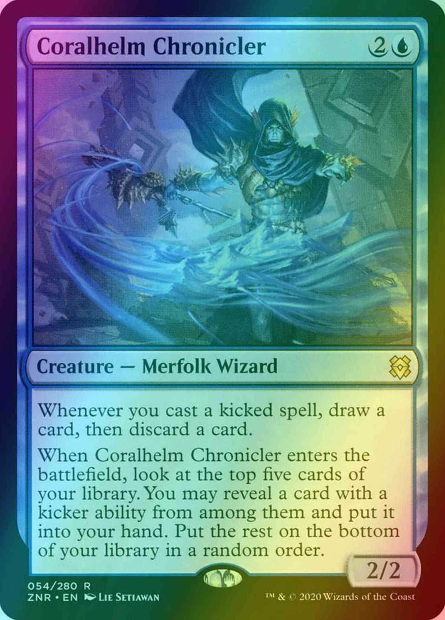Coralhelm Chronicler [54] [Zendikar Rising] [Foil]