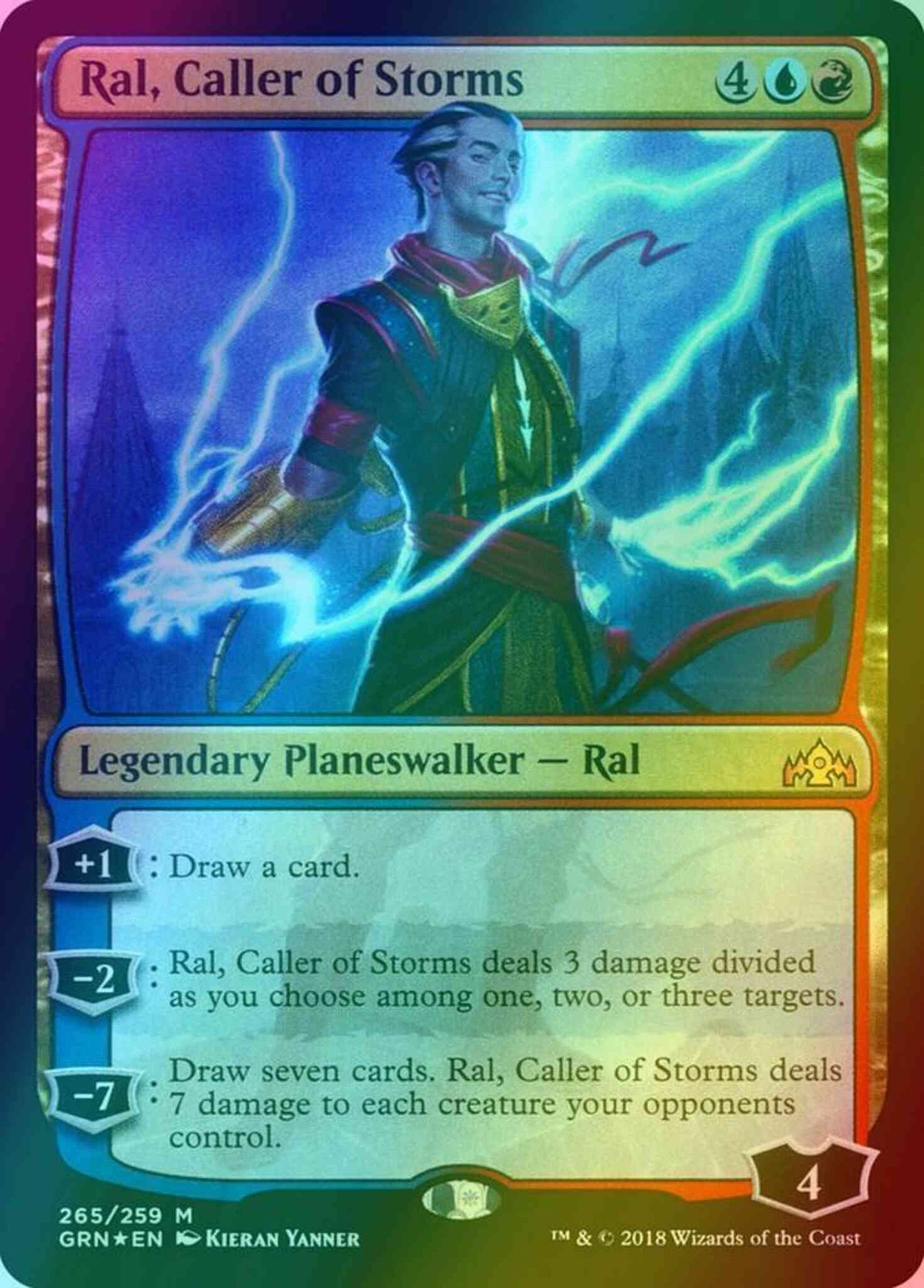 Ral, Caller of Storms [265] [Guilds of Ravnica] [Foil]