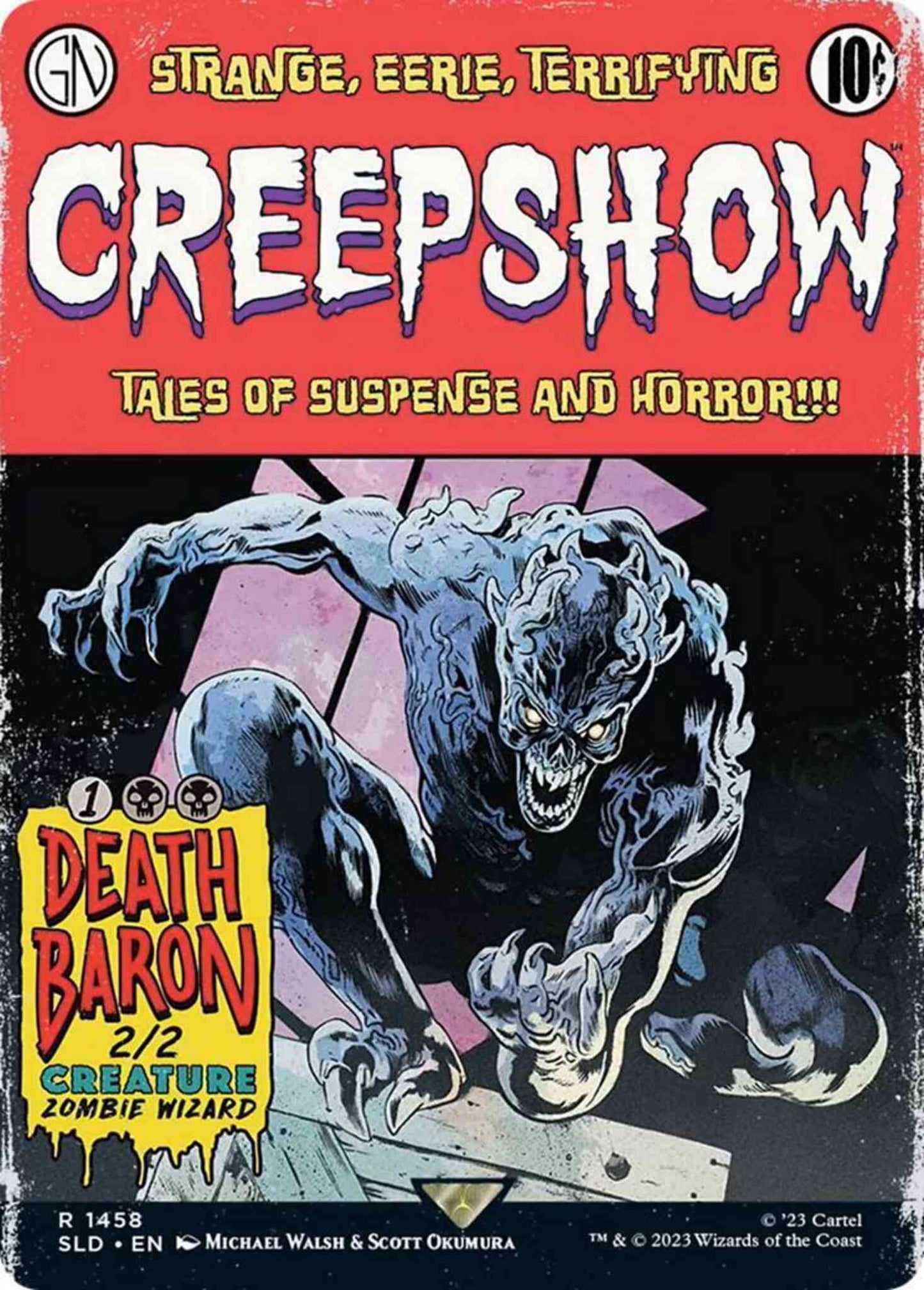Death Baron // Death Baron [1458] [Borderless] [Creepshow] [Secret Lair Drop] [Non-Foil]