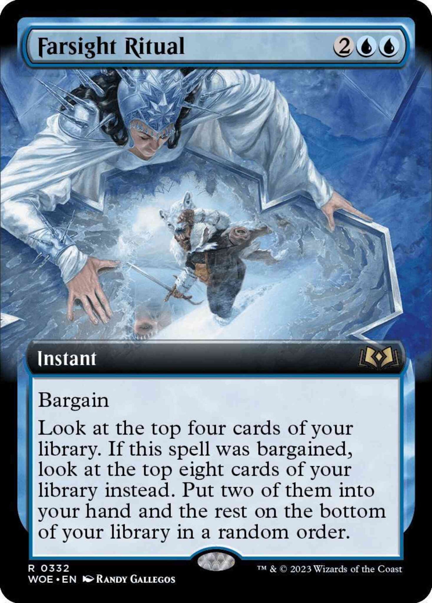 Farsight Ritual [332] [Extended Art] [Wilds of Eldraine] [Non-Foil]