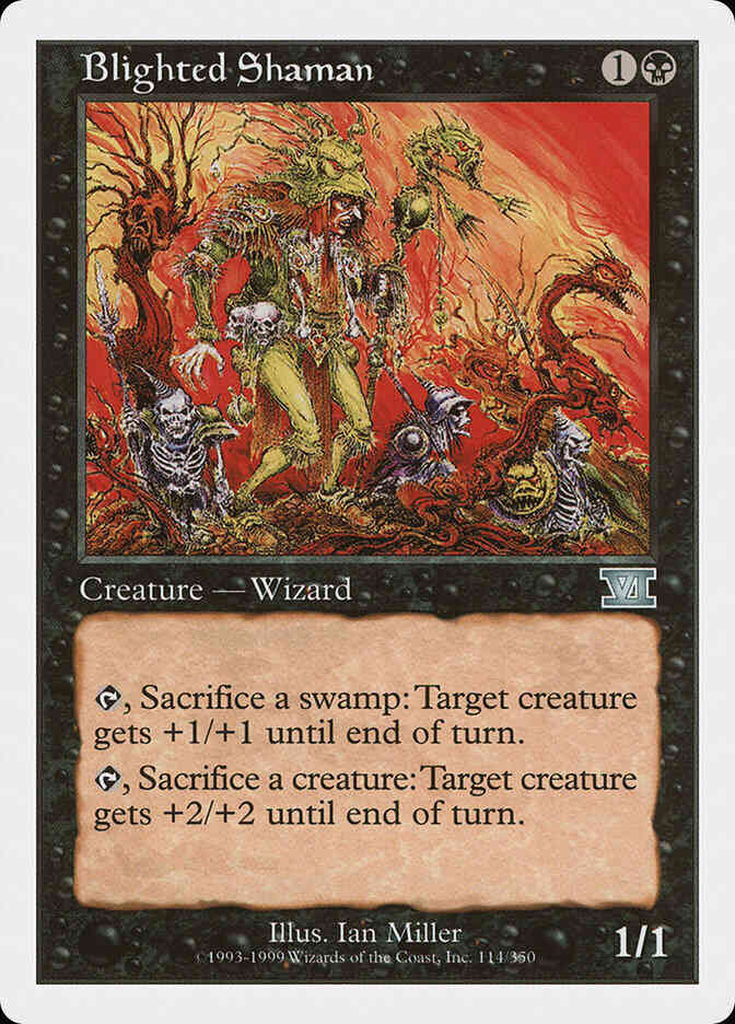 Blighted Shaman [114] [Classic Sixth Edition] [Non-Foil]