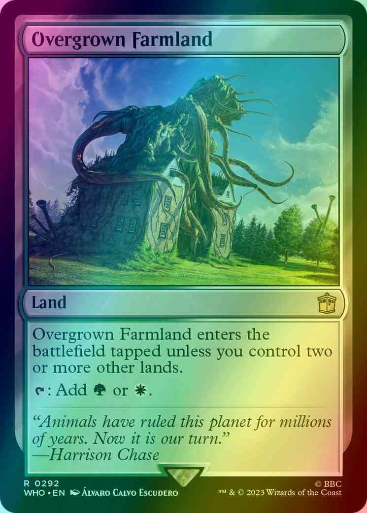 Overgrown Farmland [292] [Universes Beyond: Doctor Who] [Foil]