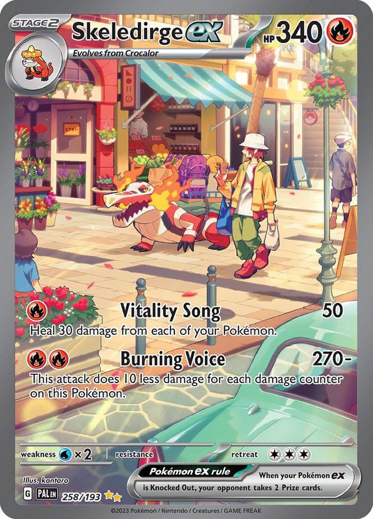 Skeledirge ex - 258/193 - Special Illustration Rare [sv02-258] [Ultra]