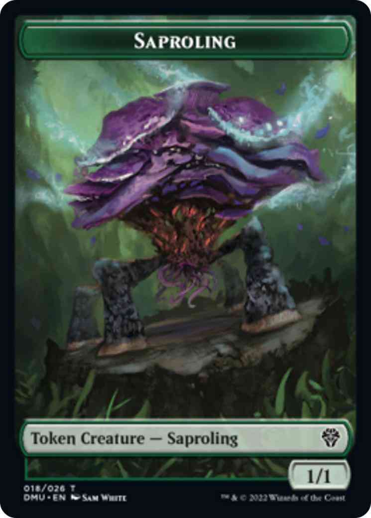 Saproling Token [18] [DMU Set Symbol] [Dominaria United: Tokens] [Non-Foil]