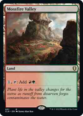 Mossfire Valley [901] [Commander Legends: Battle for Baldur's Gate] [Non-Foil]