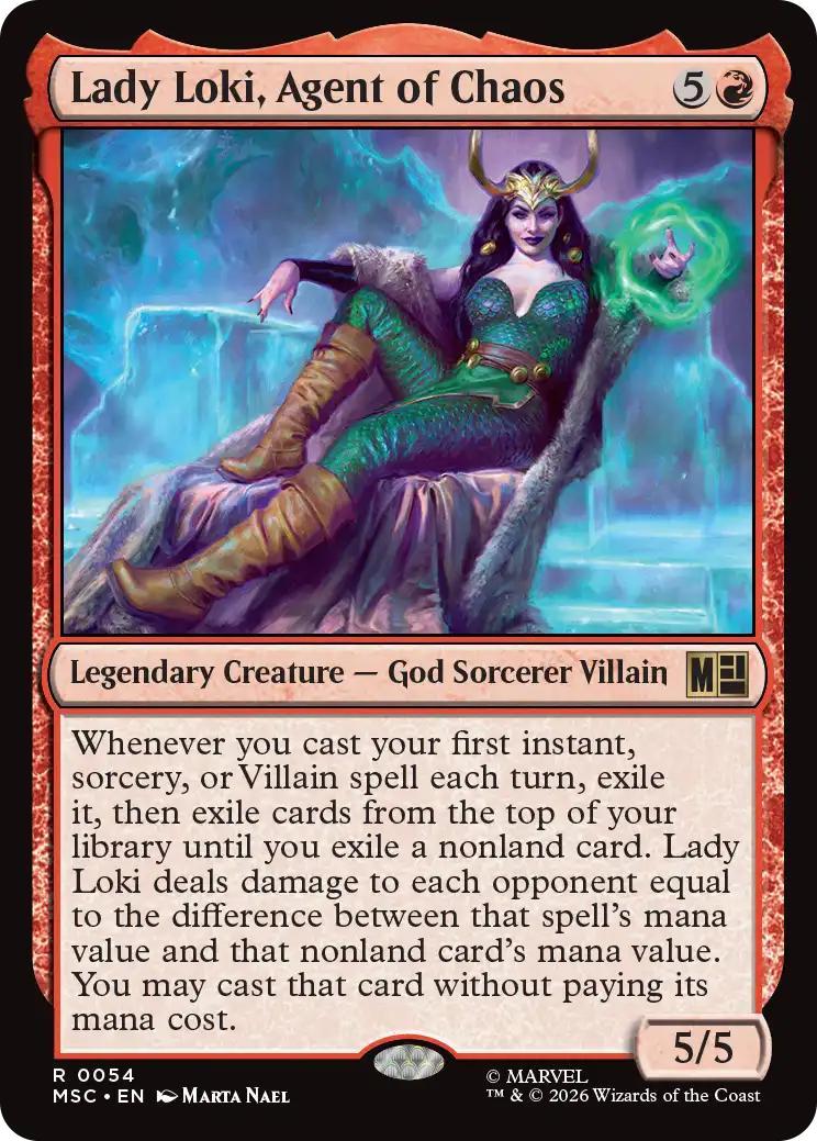 Lady Loki, Agent of Chaos [54] [Marvel Super Heroes: Commander] [Non-Foil]