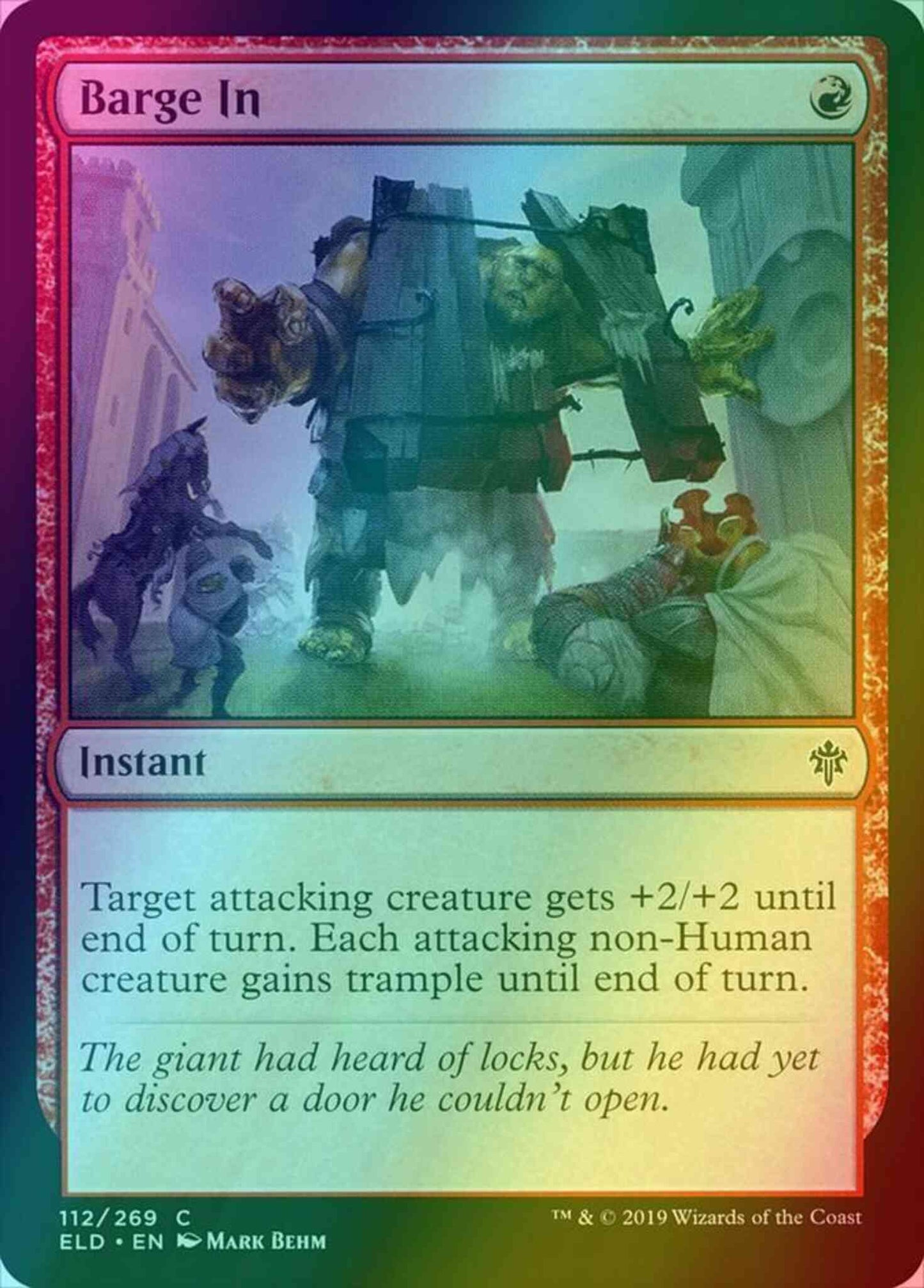 Barge In [112] [Throne of Eldraine] [Foil]