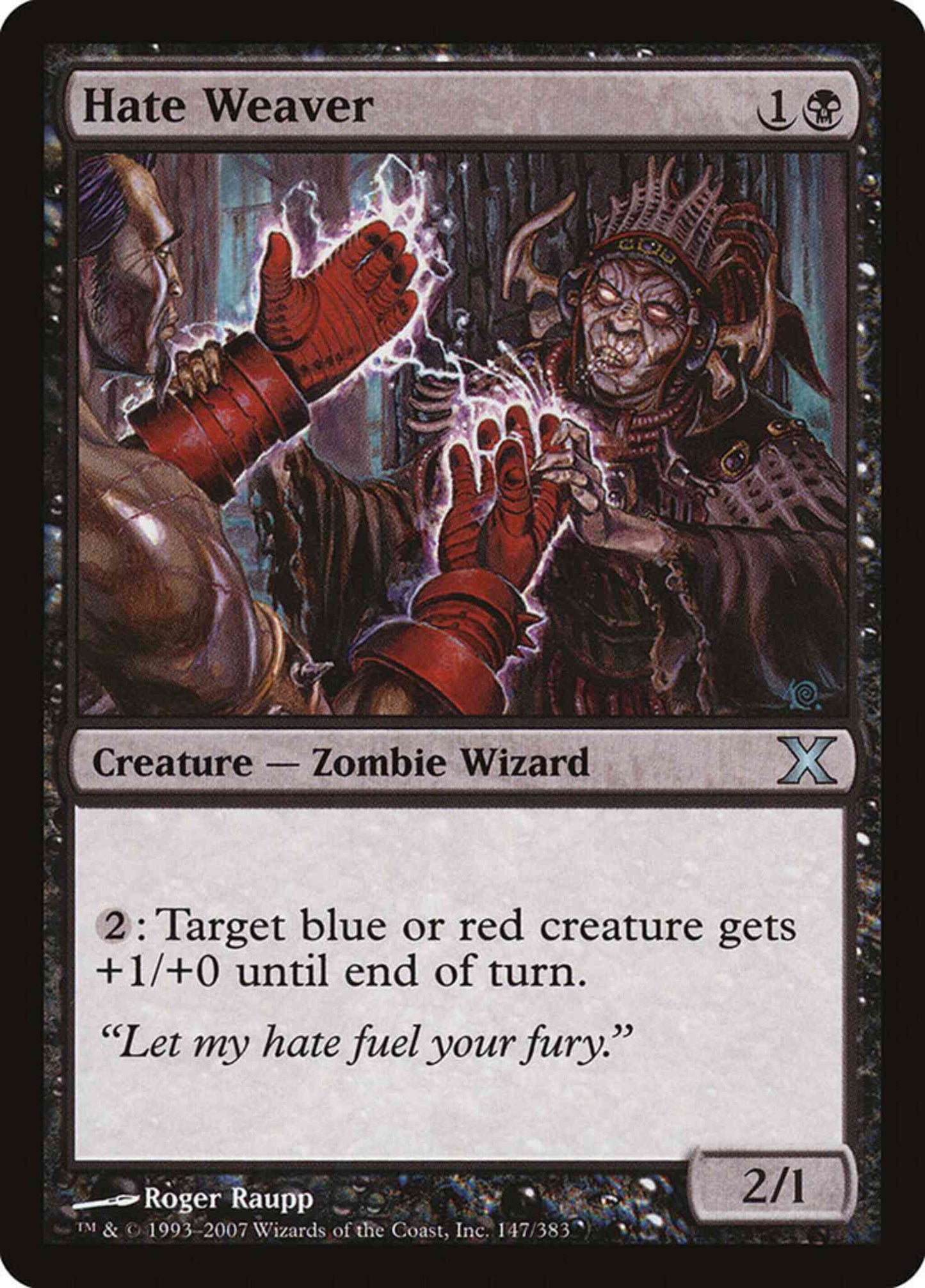 Hate Weaver [147] [Tenth Edition] [Non-Foil]
