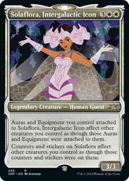 Solaflora, Intergalactic Icon [246] [Showcase Cards of Tomorrow] [Unfinity] [Non-Foil]