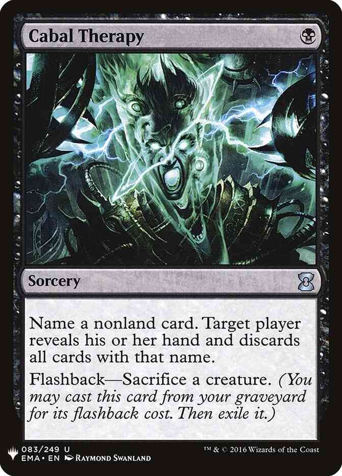Cabal Therapy [EMA-83] [The List] [Non-Foil]