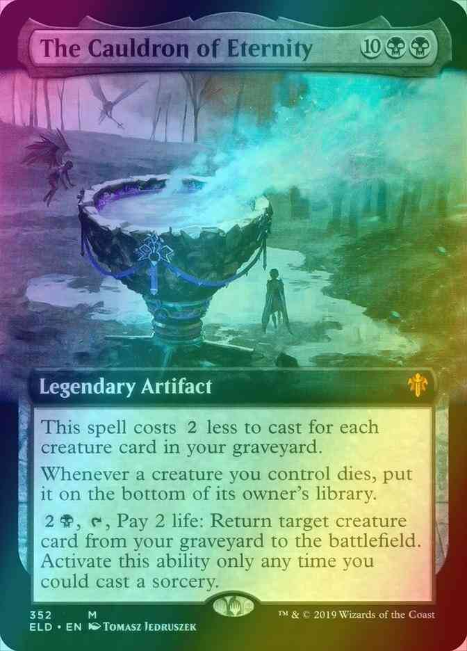 The Cauldron of Eternity [352] [Extended Art] [Throne of Eldraine] [Foil]