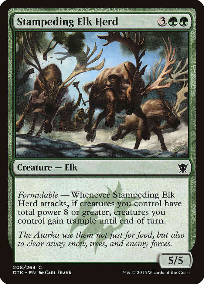 Stampeding Elk Herd [208] [Dragons Of Tarkir] [Non-Foil]