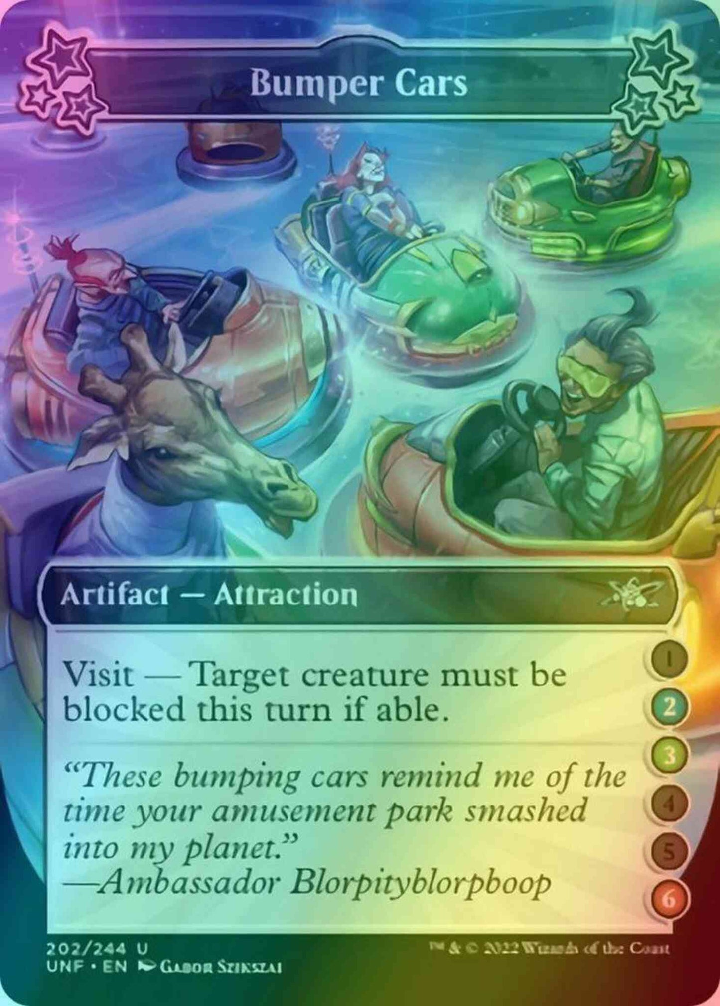 Bumper Cars (2/3/6) [202a] [Borderless] [Unfinity] [Foil]