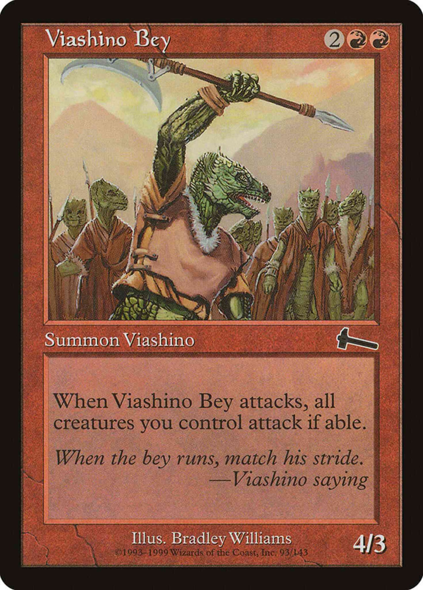 Viashino Bey [93] [Urza's Legacy] [Non-Foil]