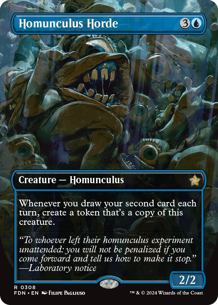 Homunculus Horde [308] [Borderless] [Foundations] [Non-Foil]