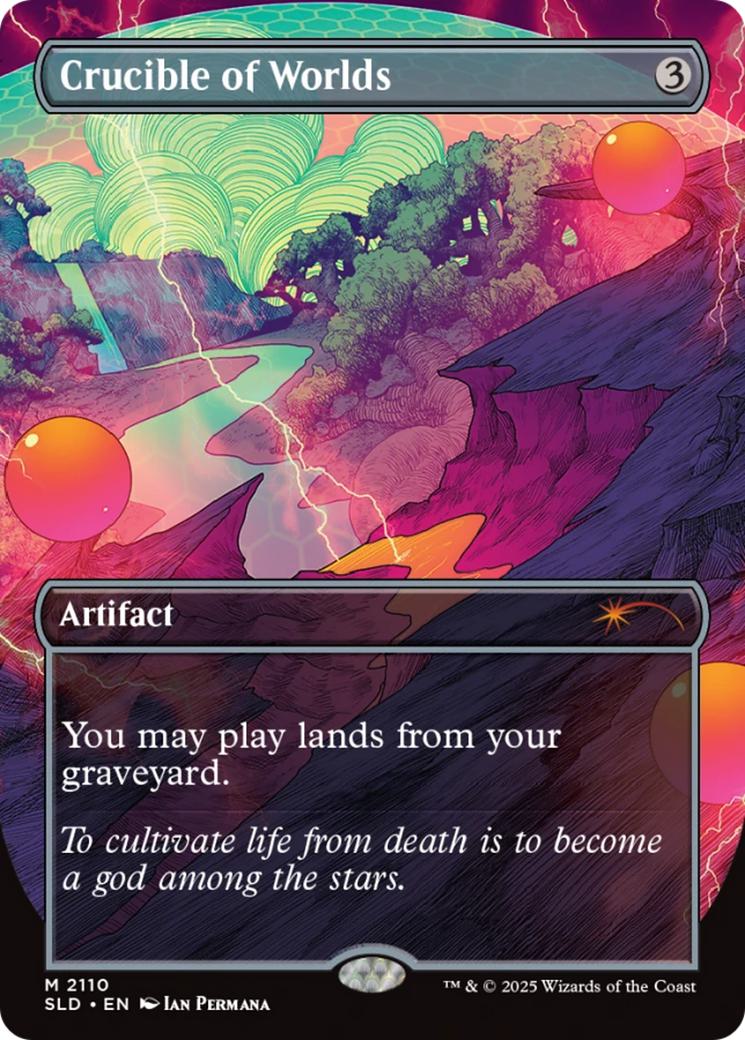 Crucible of Worlds [2110] [Borderless] [Alien Auroras] [Secret Lair Drop] [Non-Foil]