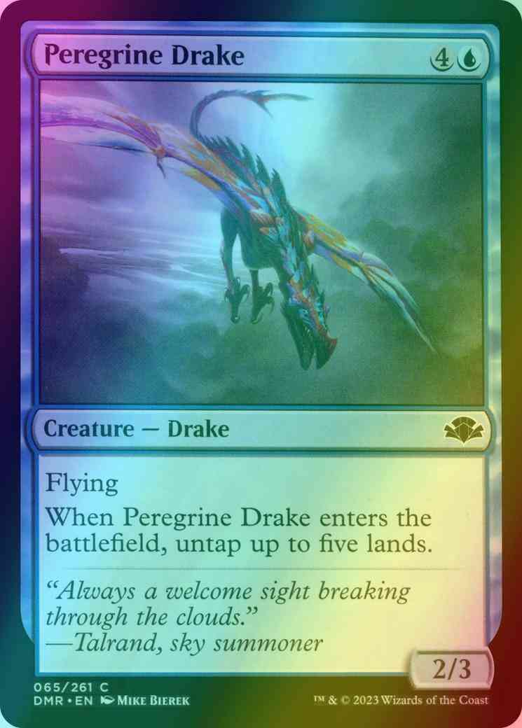 Peregrine Drake [65] [Dominaria Remastered] [Foil]