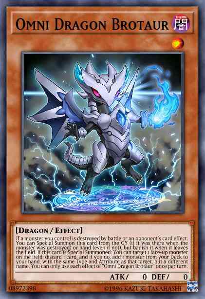 Omni Dragon Brotaur - DANE-EN020 - Secret Rare - 1st Edition