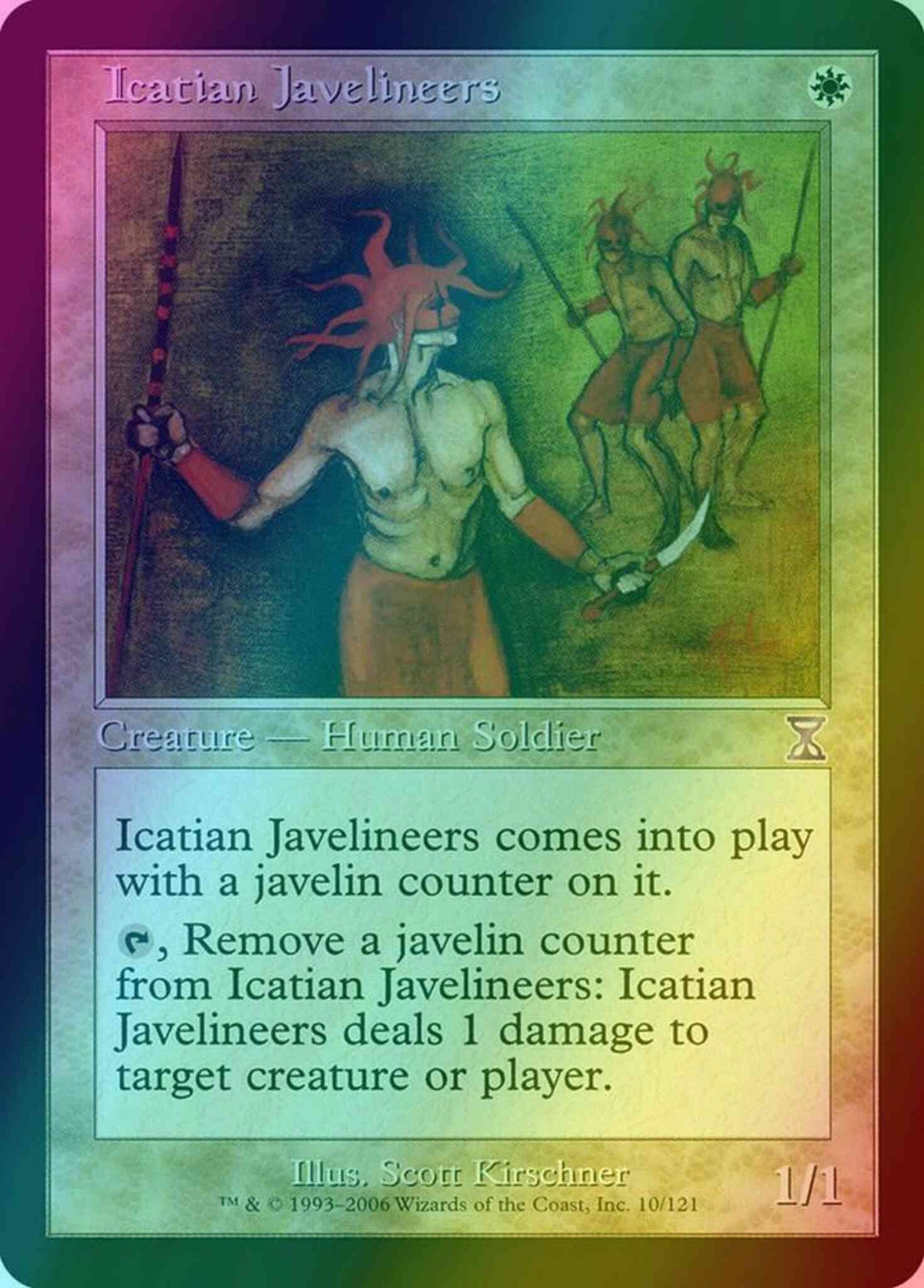 Icatian Javelineers [10] [Time Spiral Timeshifted] [Foil]