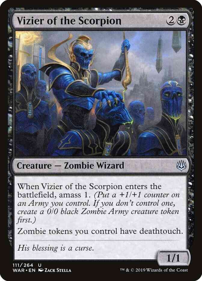 Vizier of the Scorpion [111] [War of the Spark] [Non-Foil]