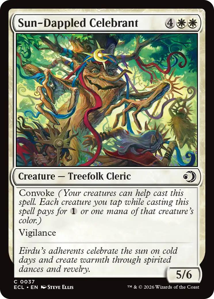 Sun-Dappled Celebrant [37] [Lorwyn Eclipsed] [Non-Foil]