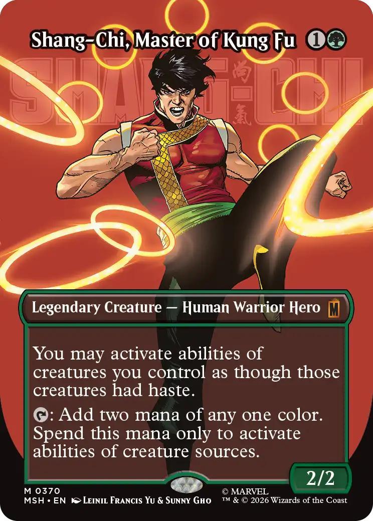 Shang-Chi, Master of Kung Fu [370] [Borderless] [Logo] [Marvel Super Heroes] [Non-Foil]