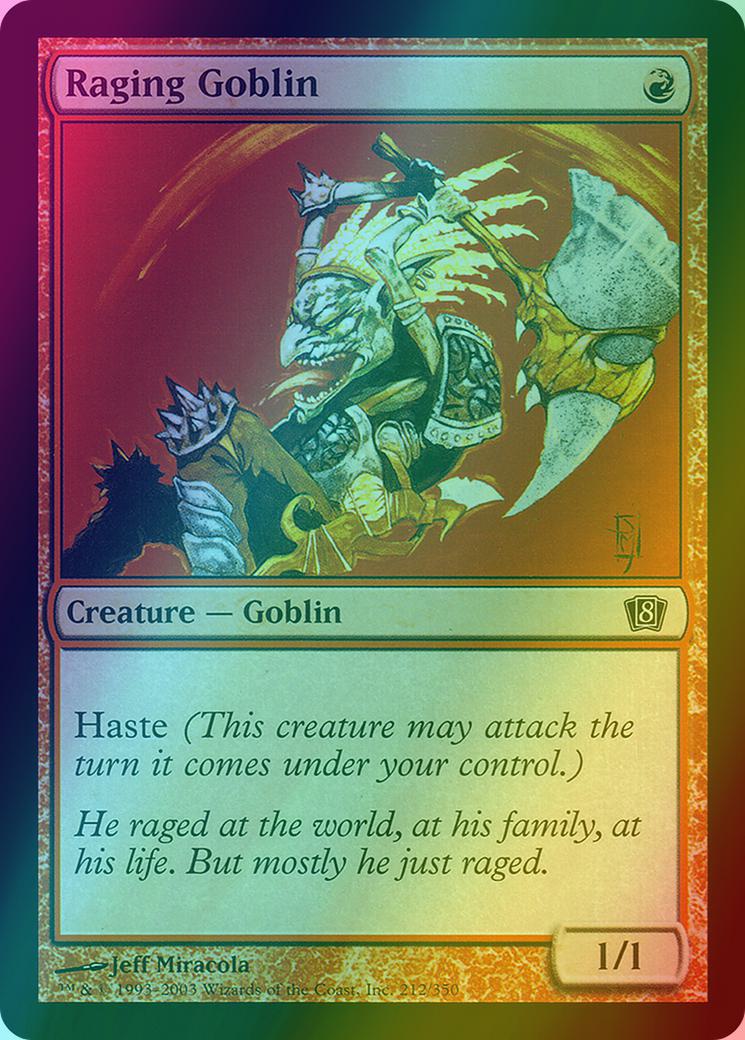 Raging Goblin [212x] [Eighth Edition] [Foil]