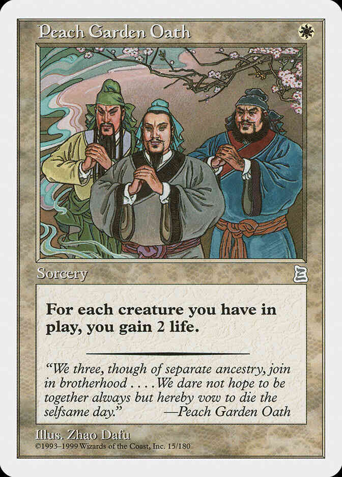 Peach Garden Oath - Chinese [15] [Chinese Portal Three Kingdoms] [Non-Foil]