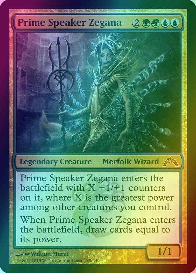 Prime Speaker Zegana [188] [Gatecrash] [Foil]