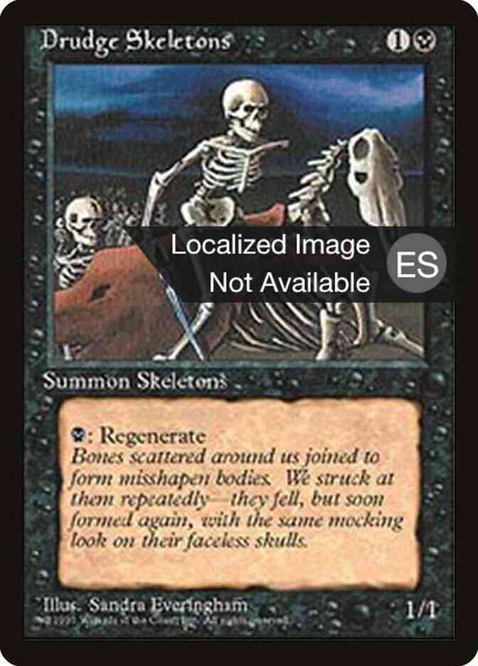 Drudge Skeletons - Portuguese [133] [Fourth Edition Black Border: Portuguese] [Non-Foil]