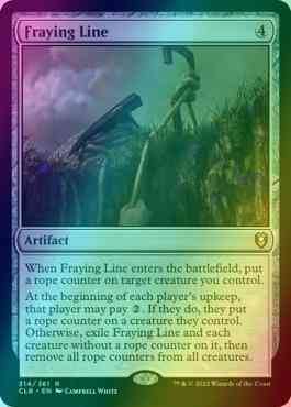 Fraying Line [314] [Commander Legends: Battle for Baldur's Gate] [Foil]