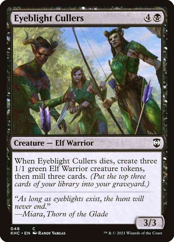 Eyeblight Cullers [48] [Kaldheim Commander] [Non-Foil]