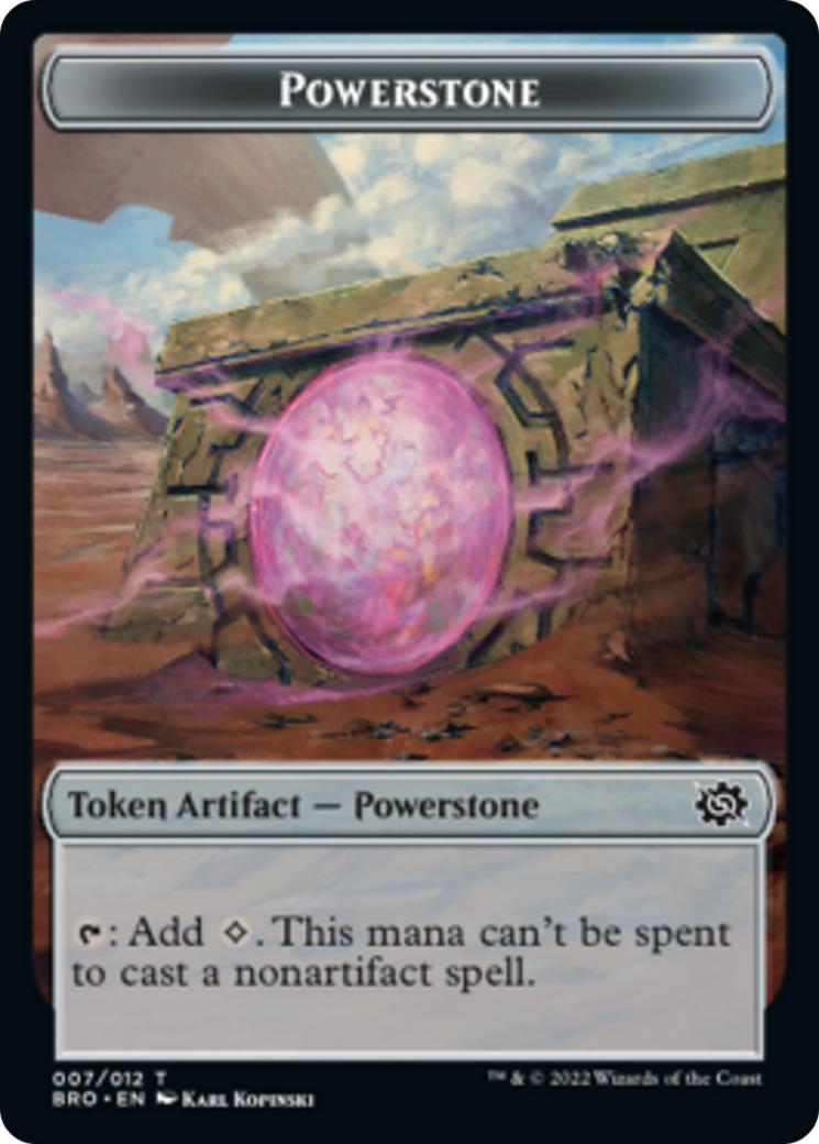 Faerie Token (04) // Powerstone Token (07) [The Brothers' War: Commander: Tokens] [Non-Foil]