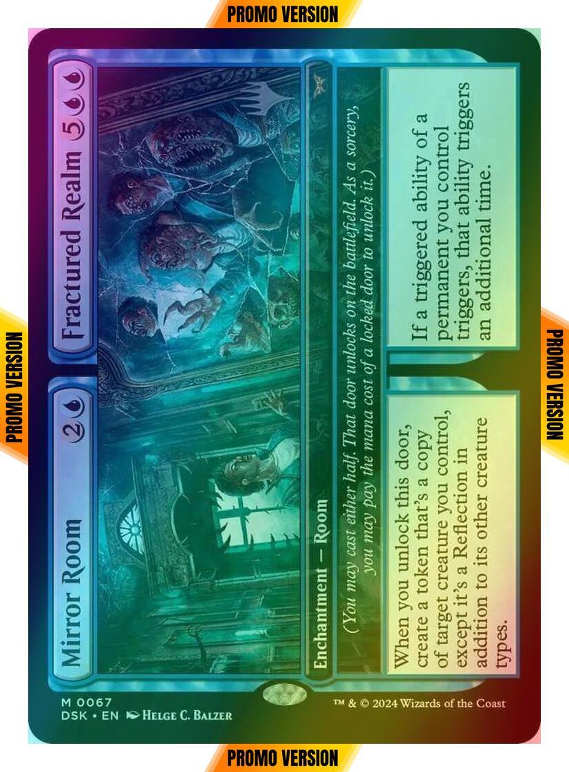 Mirror Room // Fractured Realm [67p] [Promo Pack] [Duskmourn: House of Horror: Promos] [Foil]