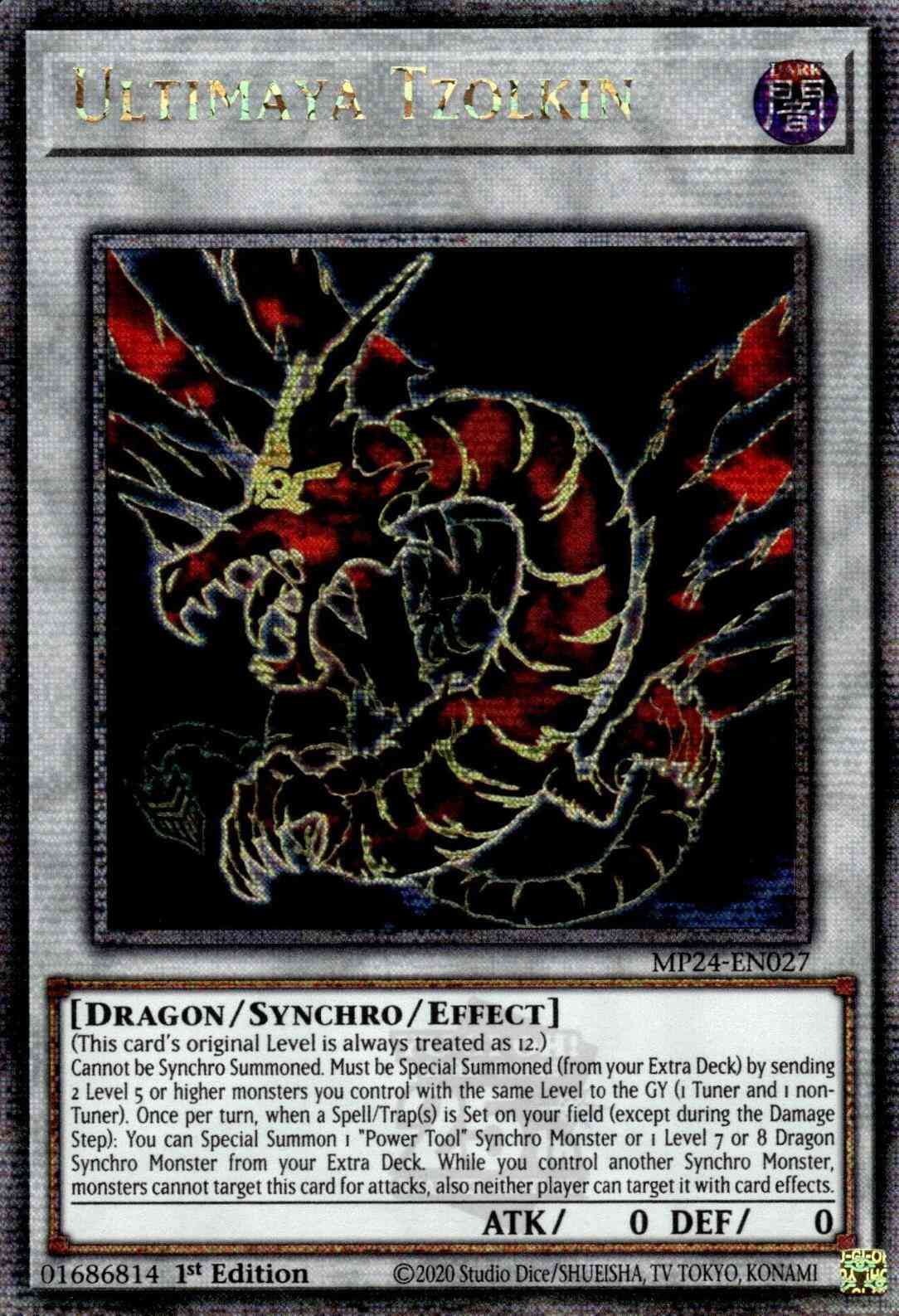 Ultimaya Tzolkin - MP24-EN027 - Quarter Century Secret Rare - 1st Edition