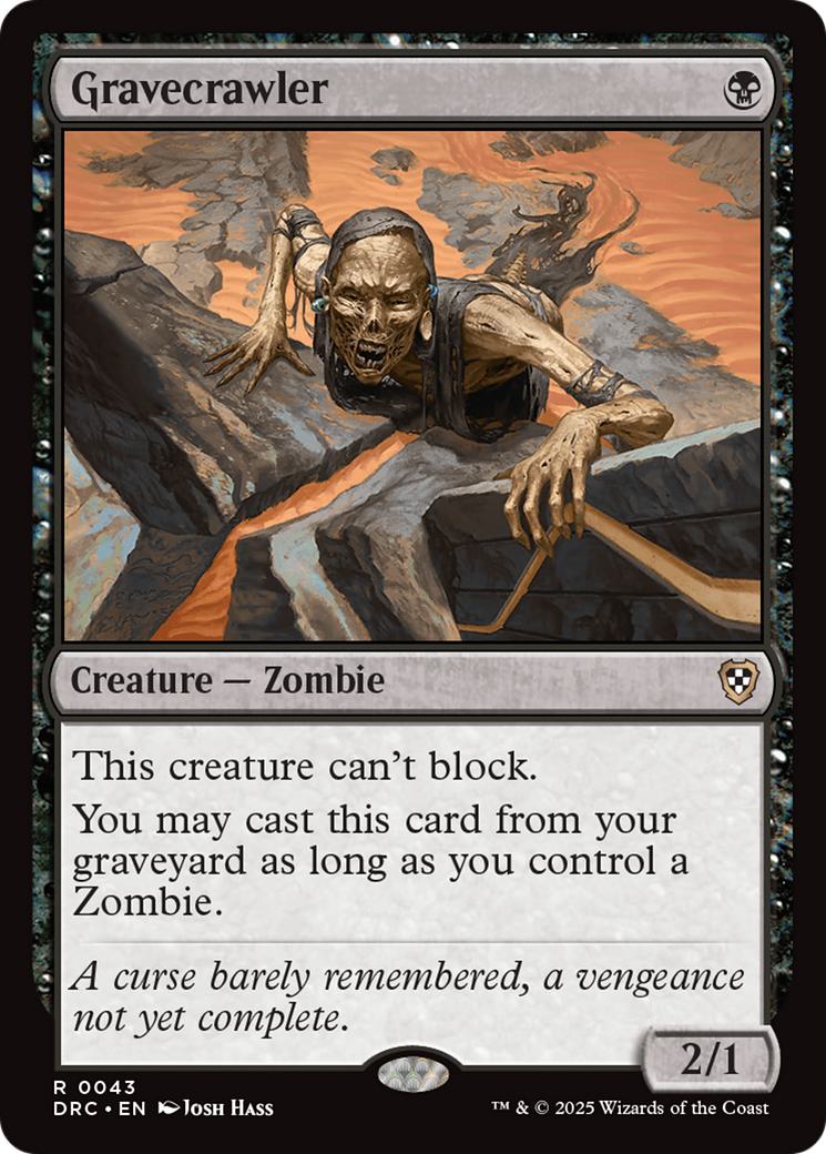 Gravecrawler [43] [Aetherdrift: Commander] [Non-Foil]