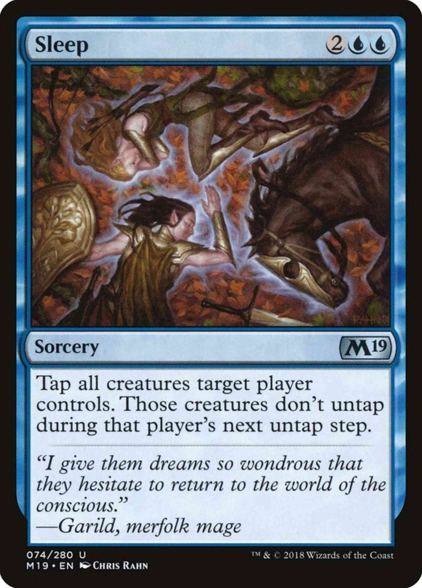 Sleep [74] [Core Set 2019] [Non-Foil]