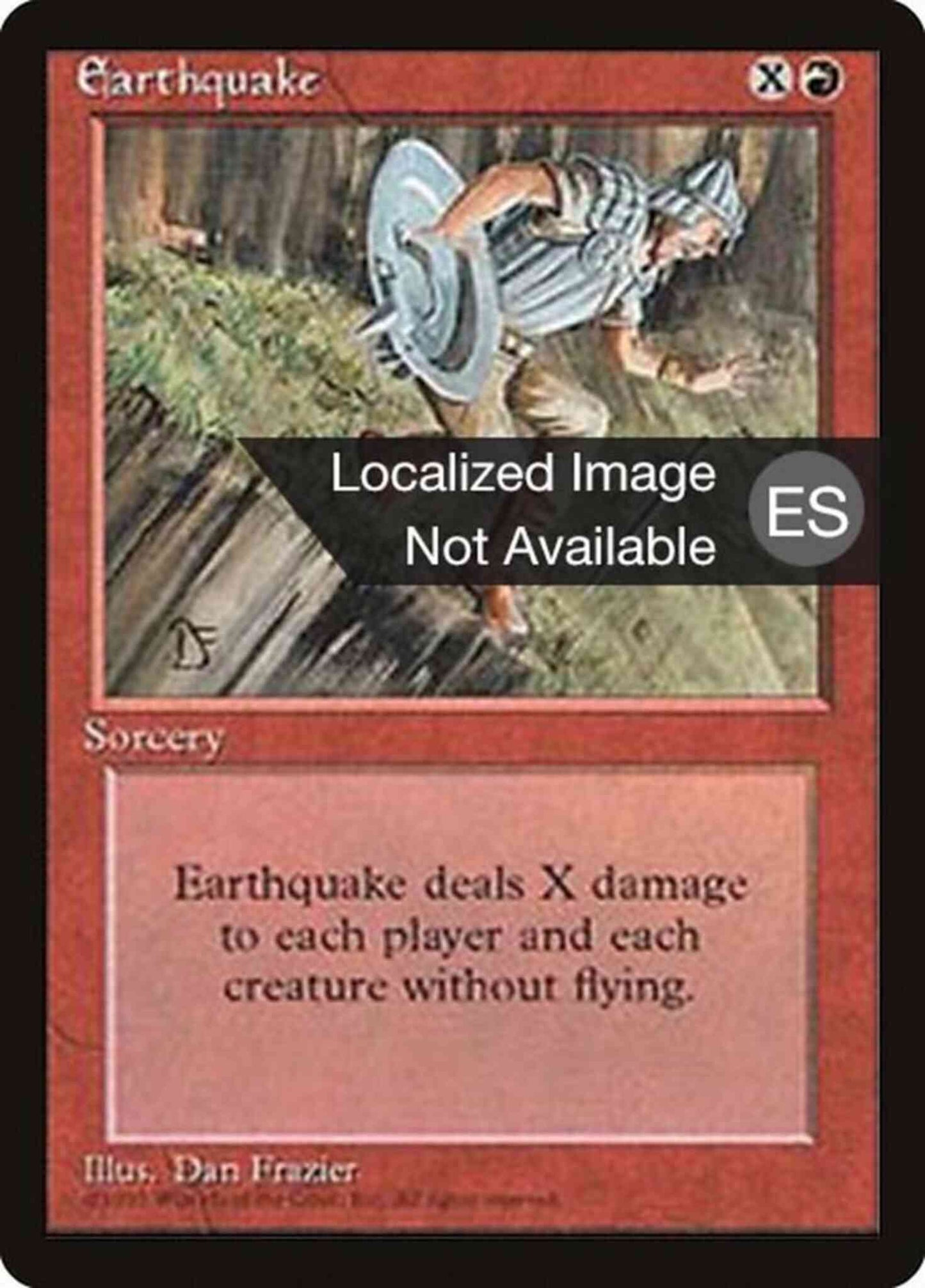 Earthquake - Spanish [189] [Fourth Edition Black Border: Spanish] [Non-Foil]